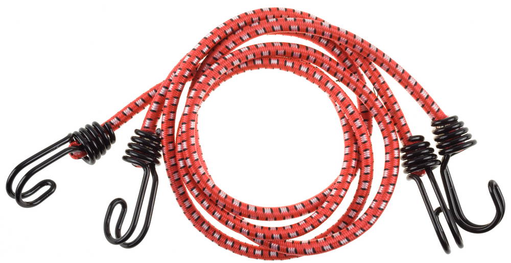 Крепежный резиновый  шнур с двойными стальными крюками 60 см 2 шт Stayer PROFI 40506-060 фото